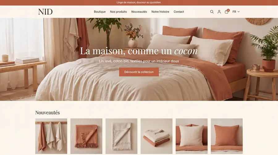 Modèle de boutique NID, Lifestyle