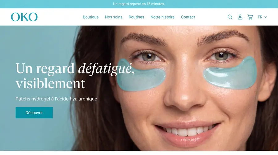 Modèle de boutique OKO, Cosmétique