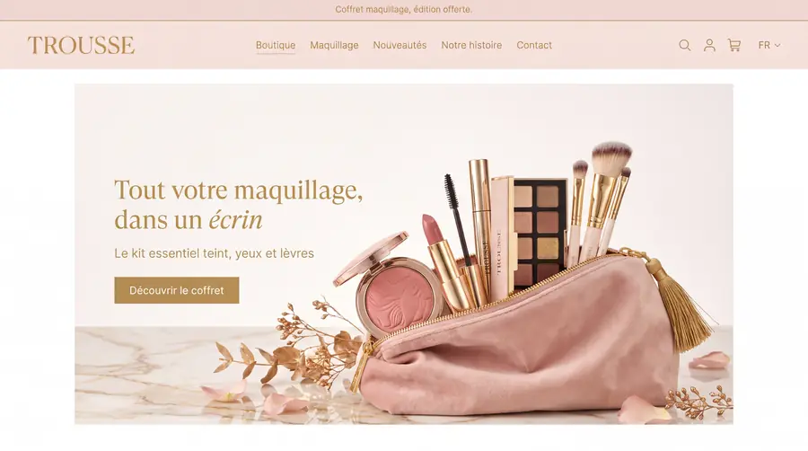 Modèle de boutique TROUSSE, Beauté